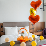 バルーンフラワー置き型＆ハートバルーンセット1164